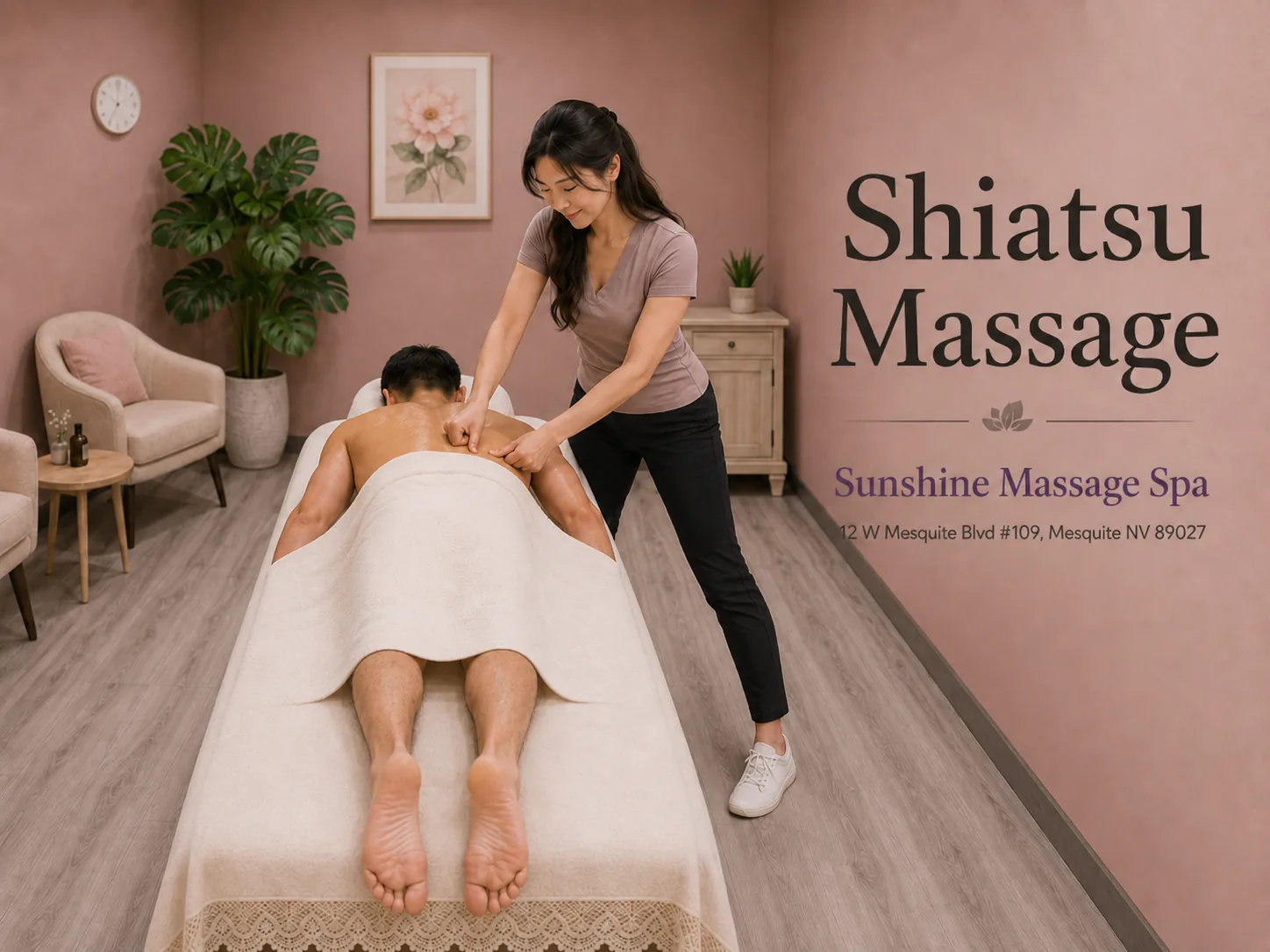 Hot Stone massage in Mesquite, NV at Sunshine Massage Spa